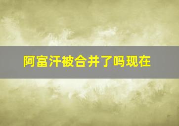 阿富汗被合并了吗现在