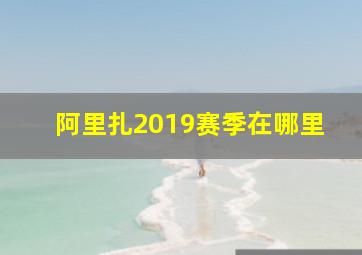 阿里扎2019赛季在哪里