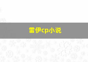 雷伊cp小说