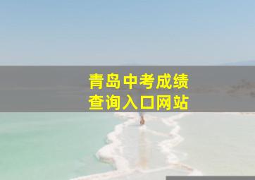 青岛中考成绩查询入口网站