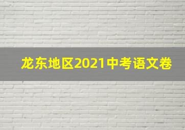 龙东地区2021中考语文卷